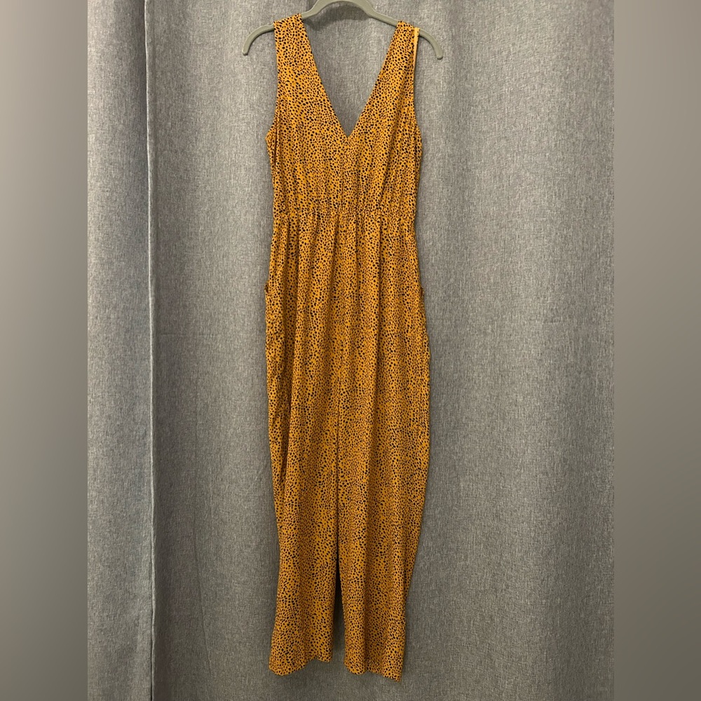 Lush Cheetah Print Jumpsuit with Pockets